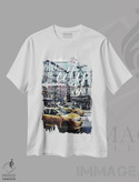 تیشرت طرح دار به سوی شهر، مدیوم اثر آکوستا | فروشگاه ایماژ