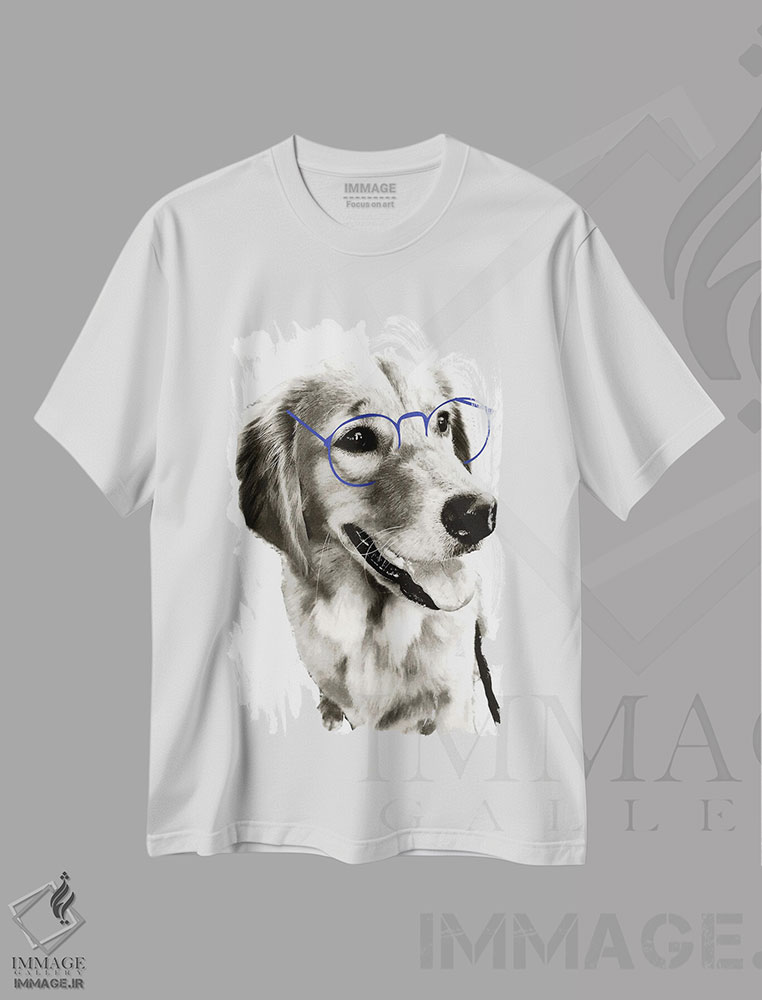 تیشرت طرح دار روی خوش قضیه، هنر فاخر معاصر اثر آکوستا | immage.ir