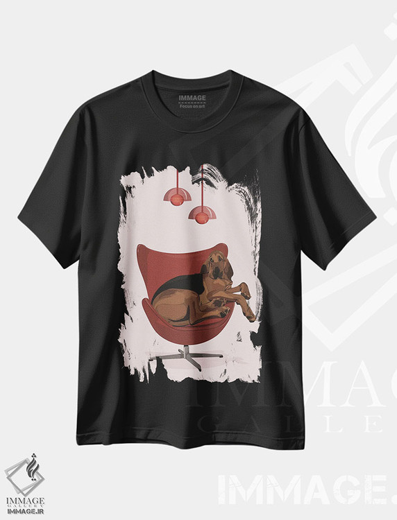 تیشرت طرح دار فیلیس، تزئینی اثر آرت کت ایلاستریتد | immage.ir