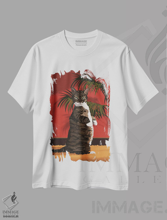 تیشرت طرح دار من زیبایی هستم، هنر دیجیتال اثر آرت کت ایلاستریتد | immage.ir