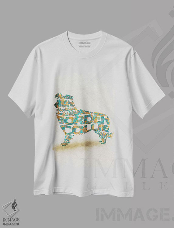 تیشرت طرح دار بردر کولی، هنر دیجیتال اثر آیشه دنیز آکِرمان | immage.ir