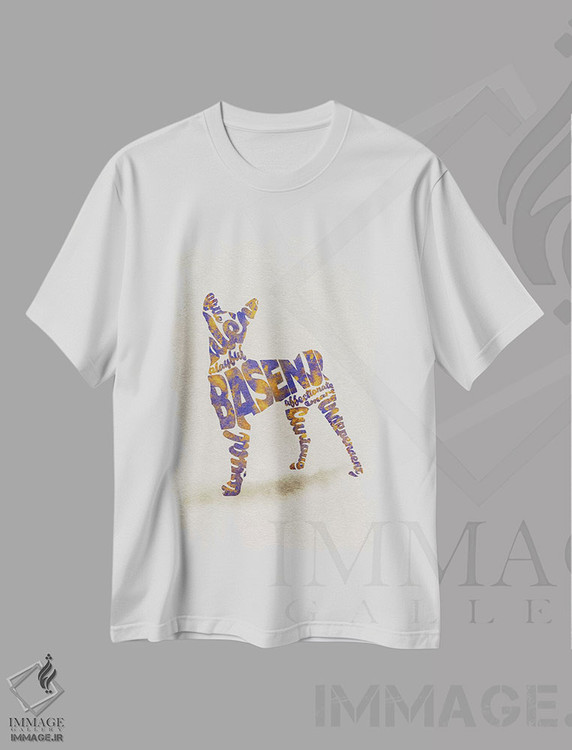 تیشرت طرح دار باسنچی، هنر دیجیتال اثر آیشه دنیز آکِرمان | فروشگاه ایماژ
