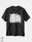 تیشرت طرح دار منظرهٔ افق فونیکس، هنر دیجیتال سیاه و سفید اثر آیشه دنیز آکِرمان | فروشگاه ایماژ