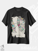 تیشرت طرح دار نقشهٔ لیورپول، انگلستان، هنر دیجیتال اثر آیشه دنیز آکِرمان | فروشگاه ایماژ