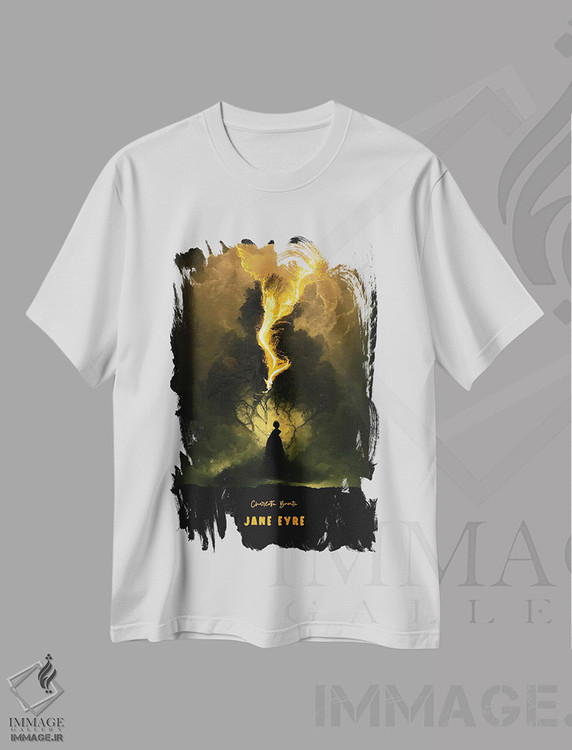 تیشرت طرح دار جین ایر، هنر دیجیتال اثر آیشه دنیز آکِرمان | immage.ir