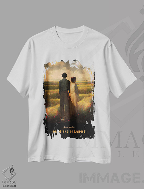 تیشرت طرح دار غرور و تعصب، هنر دیجیتال اثر آیشه دنیز آکِرمان | immage.ir