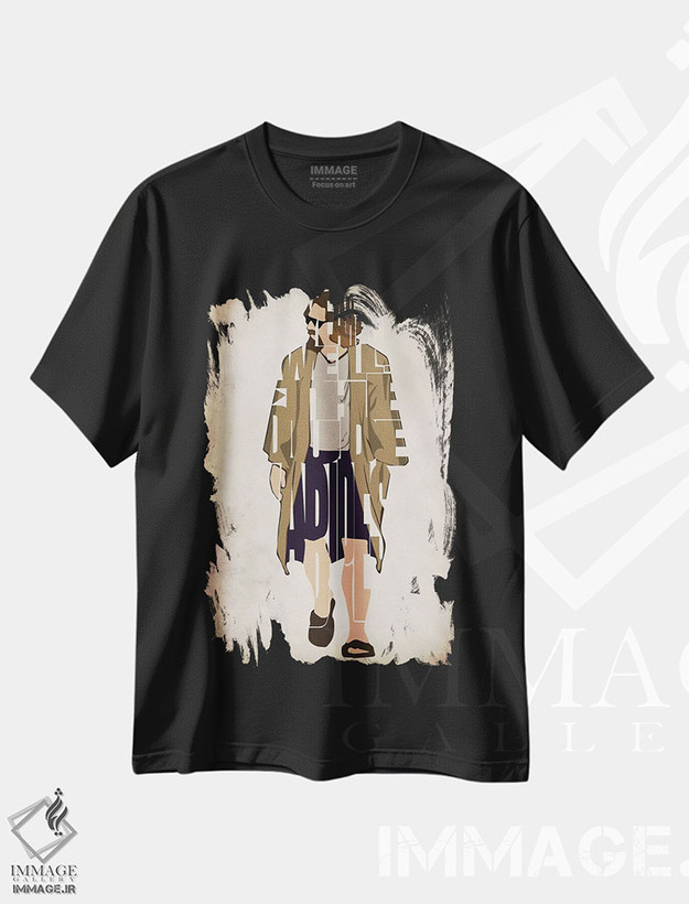 تیشرت طرح دار رفیق همیشه هست، تزئینی اثر آیشه دنیز آکِرمان | فروشگاه ایماژ