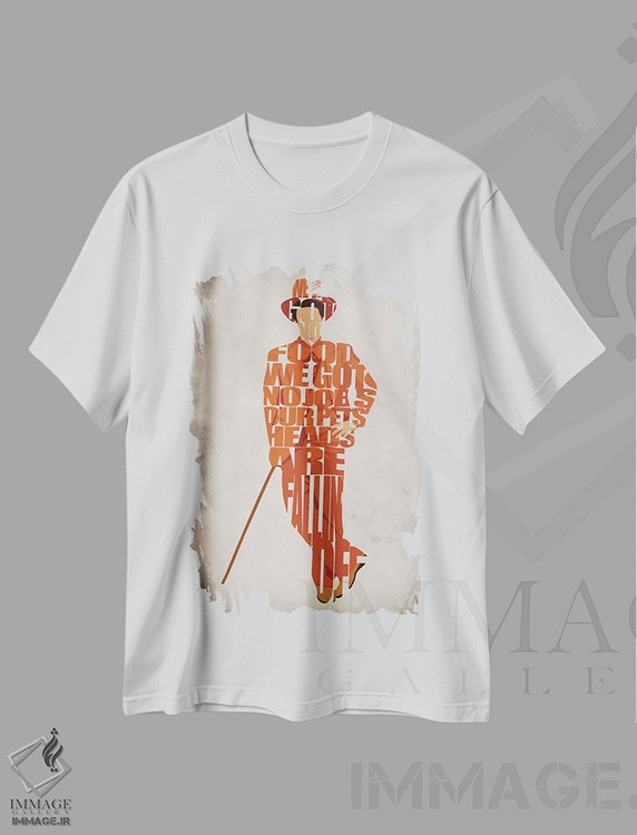 تیشرت طرح دار لوید، تزئینی اثر آیشه دنیز آکِرمان | فروشگاه ایماژ