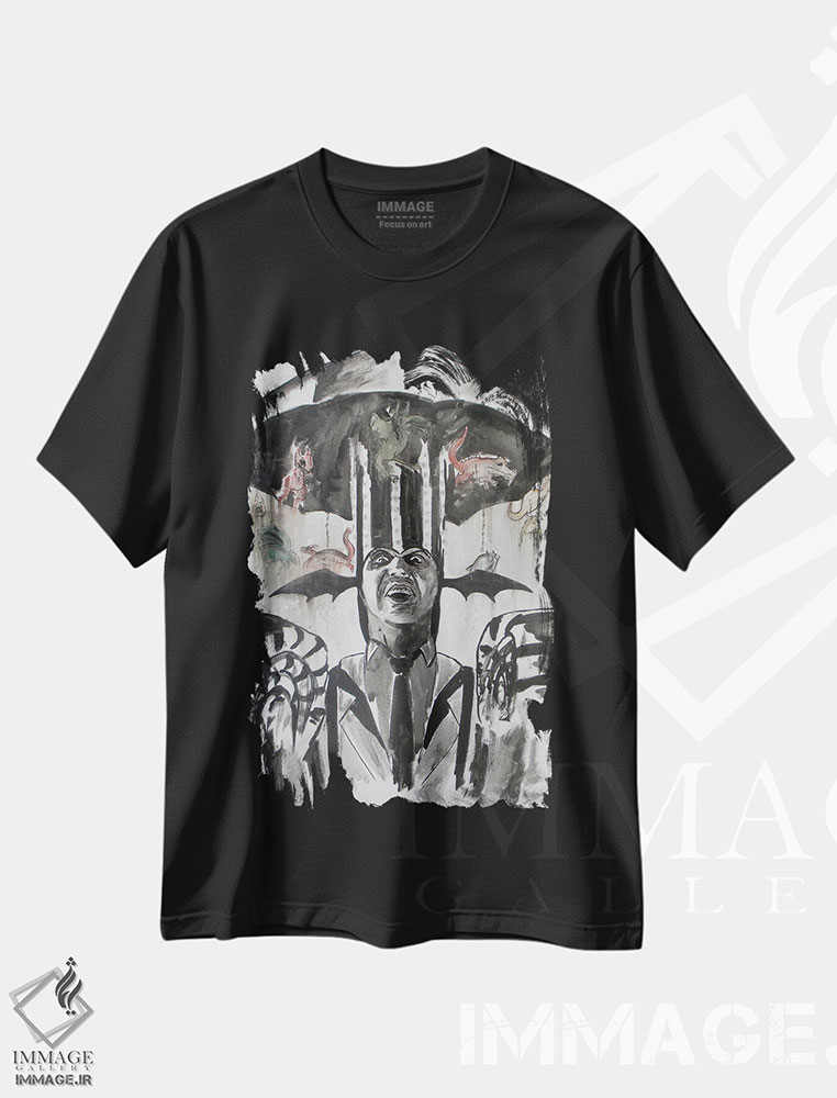 تیشرت طرح دار کارناوال بیتل جوس، مدیوم اثر آدام مایکلز | فروشگاه ایماژ