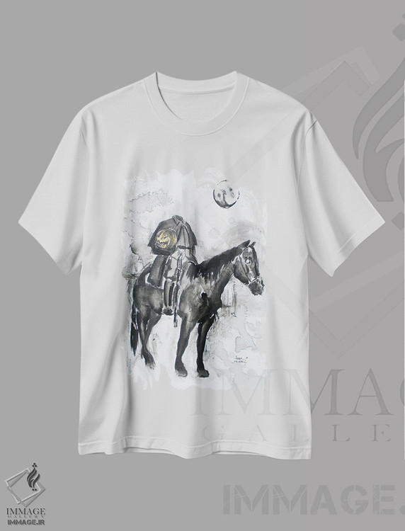 تیشرت طرح دار دو راهی، مدیوم اثر آدام مایکلز | immage.ir