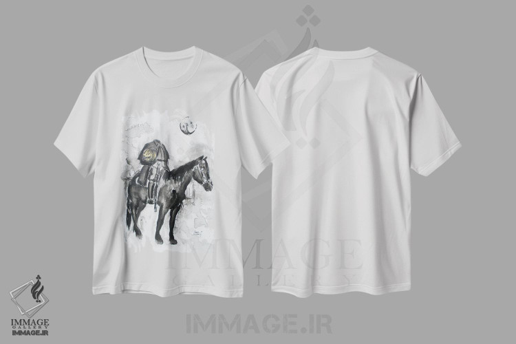 تیشرت طرح دار دو راهی، مدیوم اثر آدام مایکلز | immage.ir