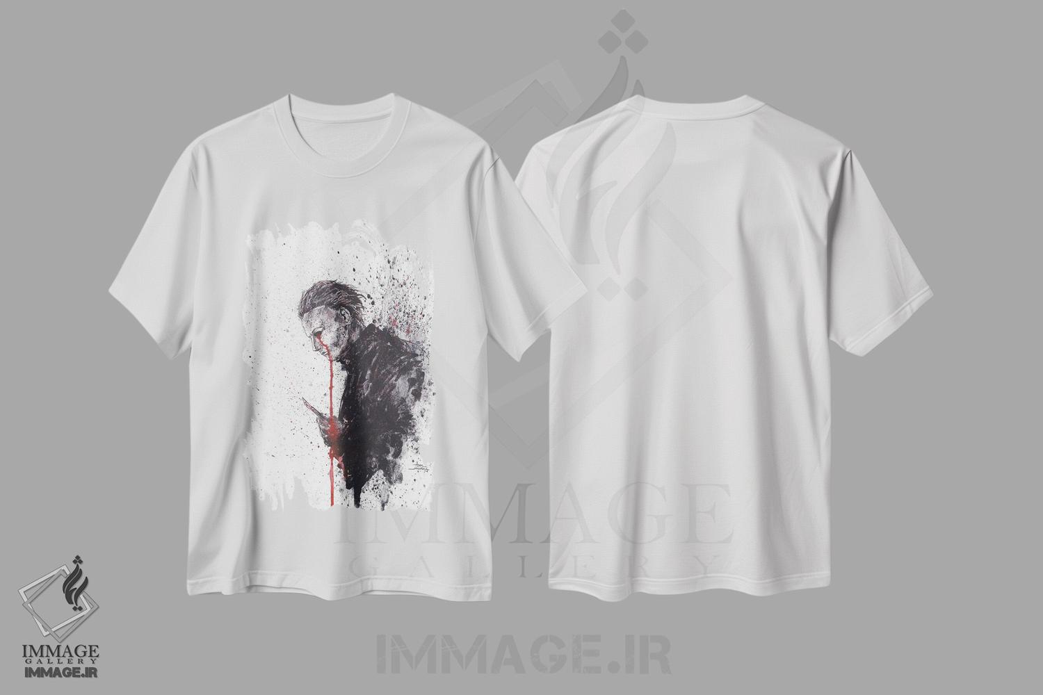تیشرت طرح دار چشم های مایکل مایرز در هالووین، دکوراسیون جایگزین اثر آدام مایکلز | immage.ir