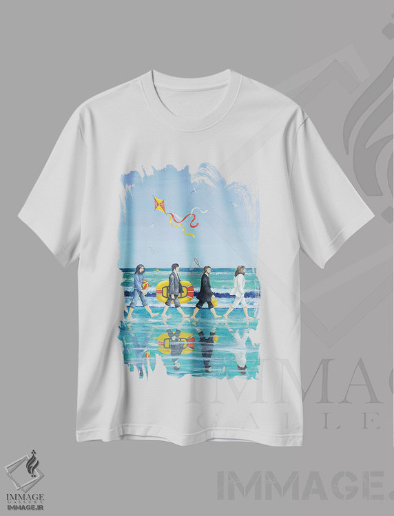 تیشرت طرح دار سفر تک روزه، تزئینی اثر پیتر آدرلی | immage.ir
