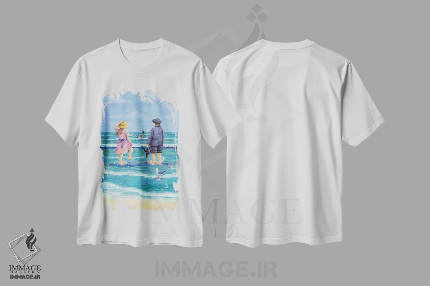 تیشرت طرح دار چه روزهایی بود...، تزئینی اثر پیتر آدرلی | immage.ir