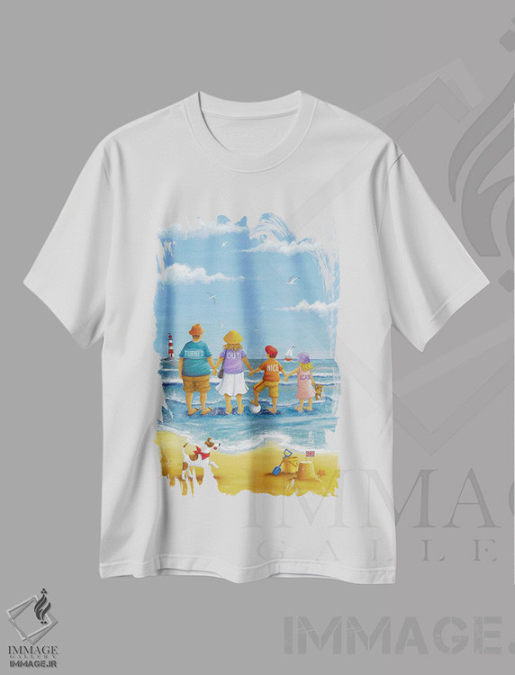 تیشرت طرح دار دوباره هوا خوب شد، تزئینی اثر پیتر آدرلی | immage.ir