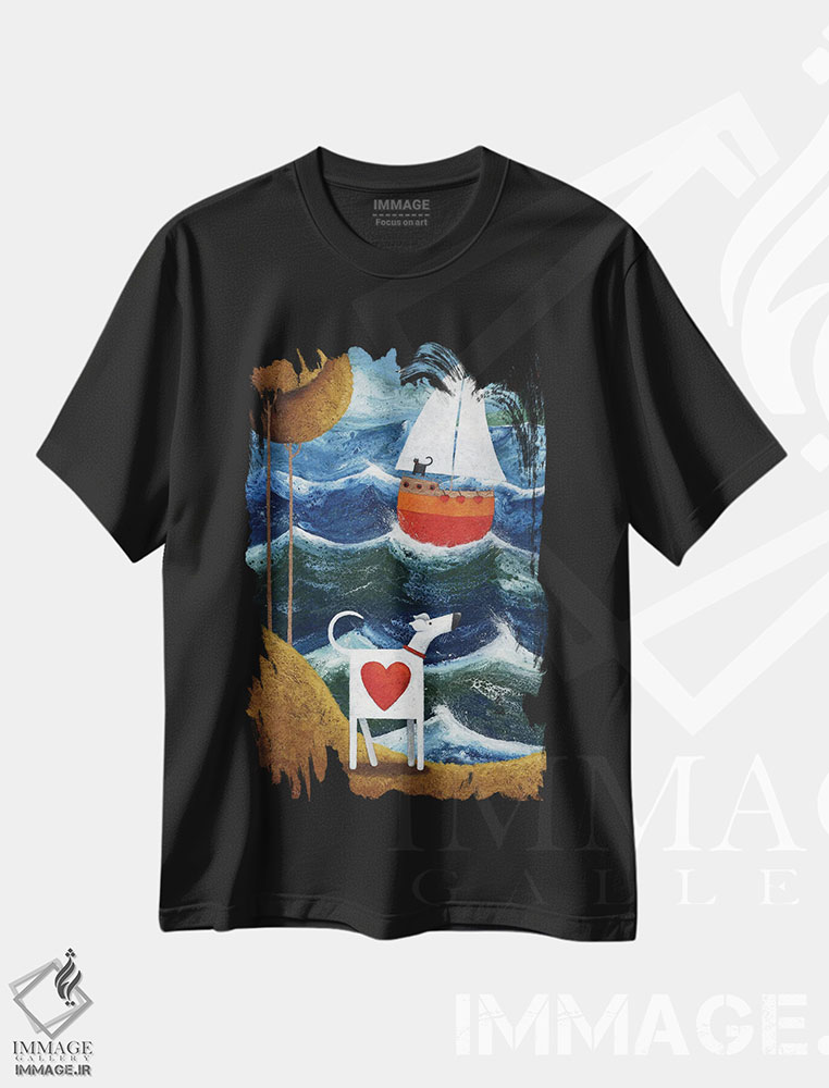 تیشرت طرح دار دوباره همدیگر را خواهیم دید، تزئینی اثر پیتر آدرلی | فروشگاه ایماژ