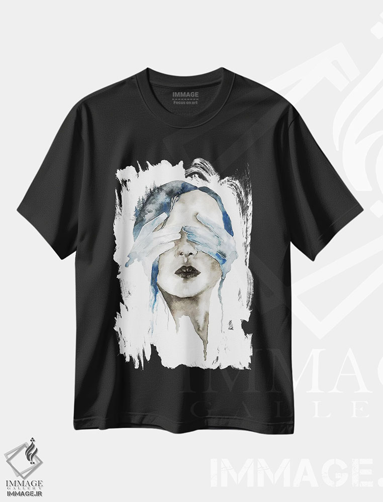 تیشرت طرح دار پنهان شده، دکور معاصر اثر اندآ دیزاین | فروشگاه ایماژ