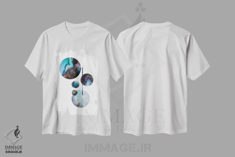 تیشرت طرح دار رشید اثر اندآ دیزاین | immage.ir