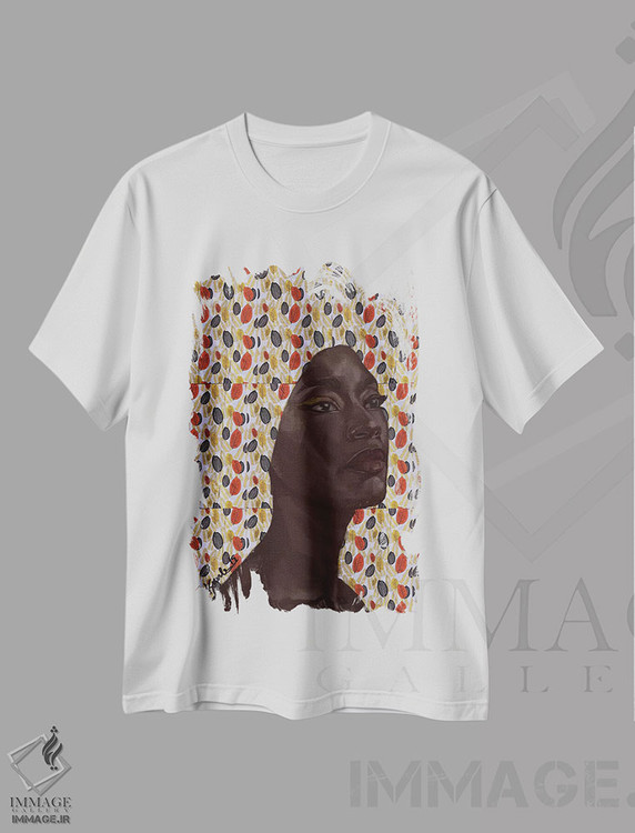 تیشرت طرح دار ظرافت، هنر آمریکایی آفریقایی تبار اثر آدکونله آدلاکه | immage.ir
