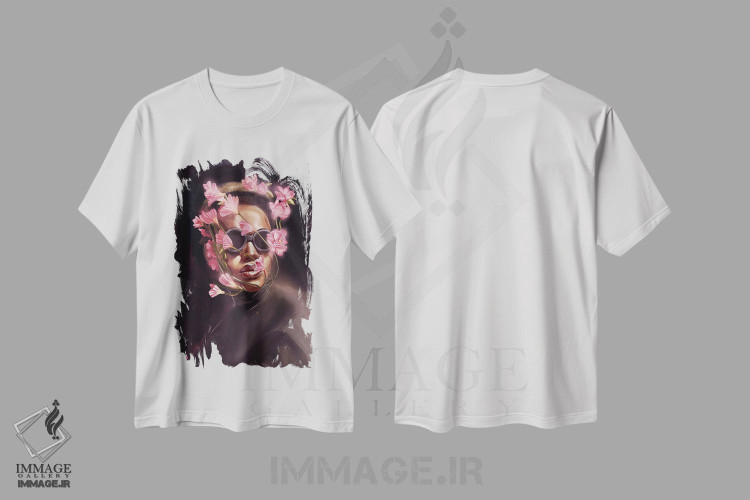 تیشرت طرح دار گلدار، هنر آمریکایی آفریقایی تبار اثر آدکونله آدلاکه | immage.ir