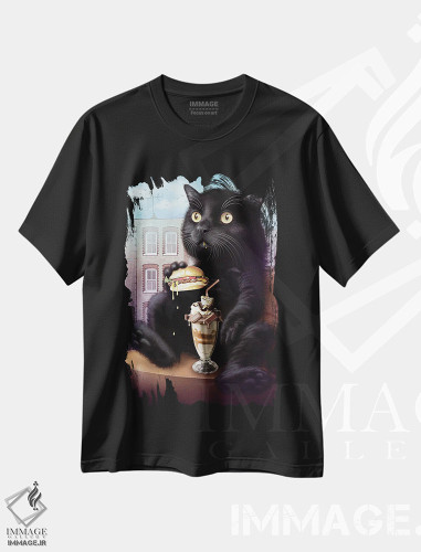 تیشرت طرح دار سزار، تزئینی اثر آدام لاولس | فروشگاه ایماژ