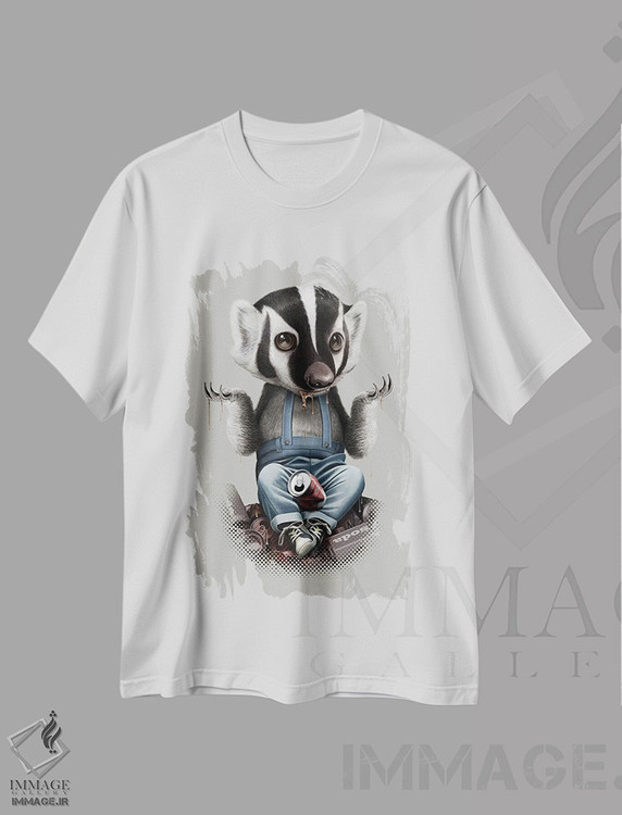 تیشرت طرح دار گورکن همه را می برد، تزئینی اثر آدام لاولس | immage.ir