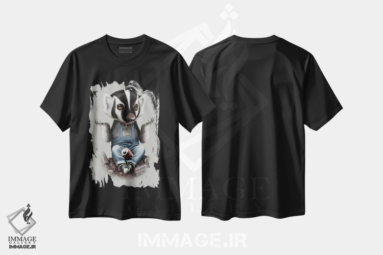 تیشرت طرح دار گورکن همه را می برد، تزئینی اثر آدام لاولس | فروشگاه ایماژ