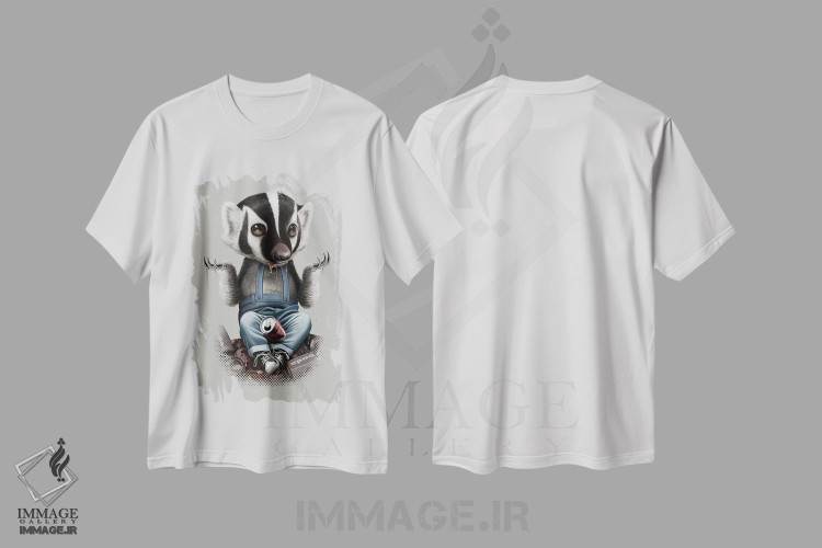 تیشرت طرح دار گورکن همه را می برد، تزئینی اثر آدام لاولس | immage.ir