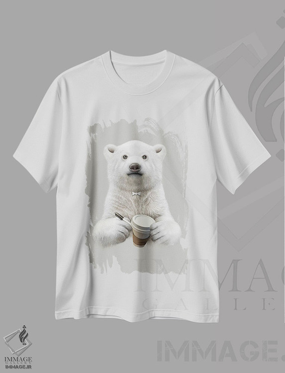 تیشرت طرح دار باریستا، تزئینی اثر آدام لاولس | immage.ir