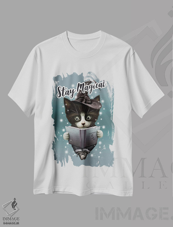 تیشرت طرح دار جادوگر، تزئینی اثر آدام لاولس | immage.ir