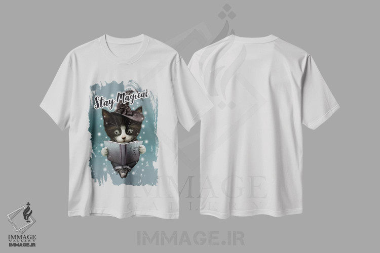 تیشرت طرح دار جادوگر، تزئینی اثر آدام لاولس | immage.ir