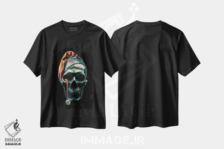 تیشرت طرح دار چشم، تزئینی اثر آدام لاولس | فروشگاه ایماژ