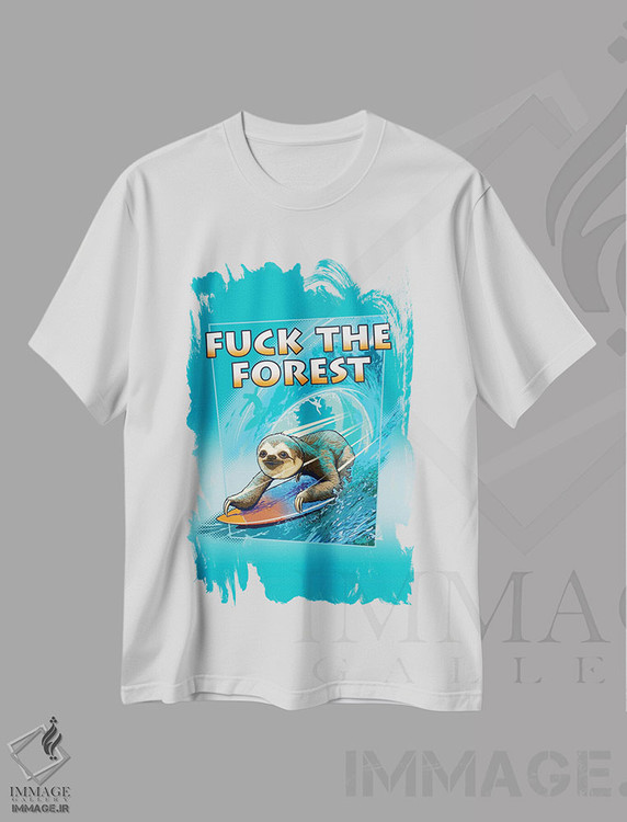 تیشرت طرح دار جنگل، تزئینی اثر آدام لاولس | immage.ir
