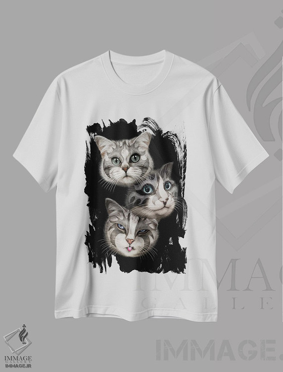 تیشرت طرح دار بوسه ها، تزئینی اثر آدام لاولس | immage.ir
