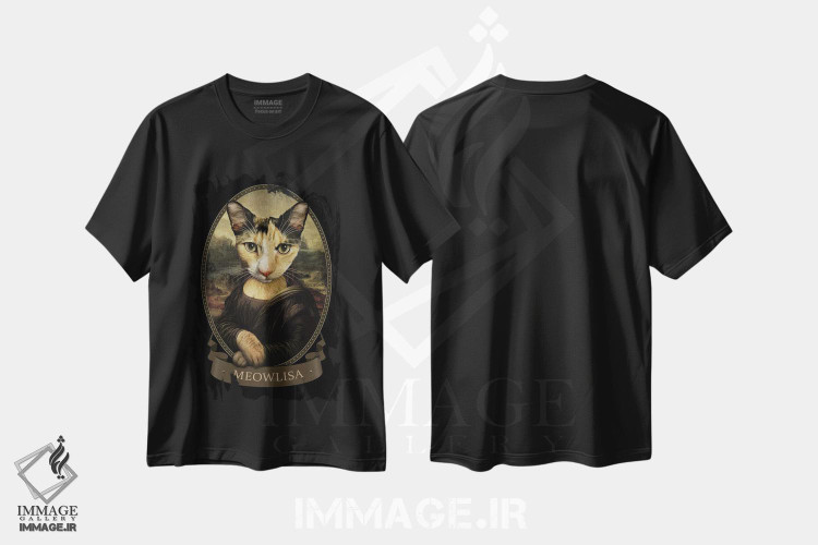 تیشرت طرح دار میولیزا، تزئینی اثر آدام لاولس | فروشگاه ایماژ