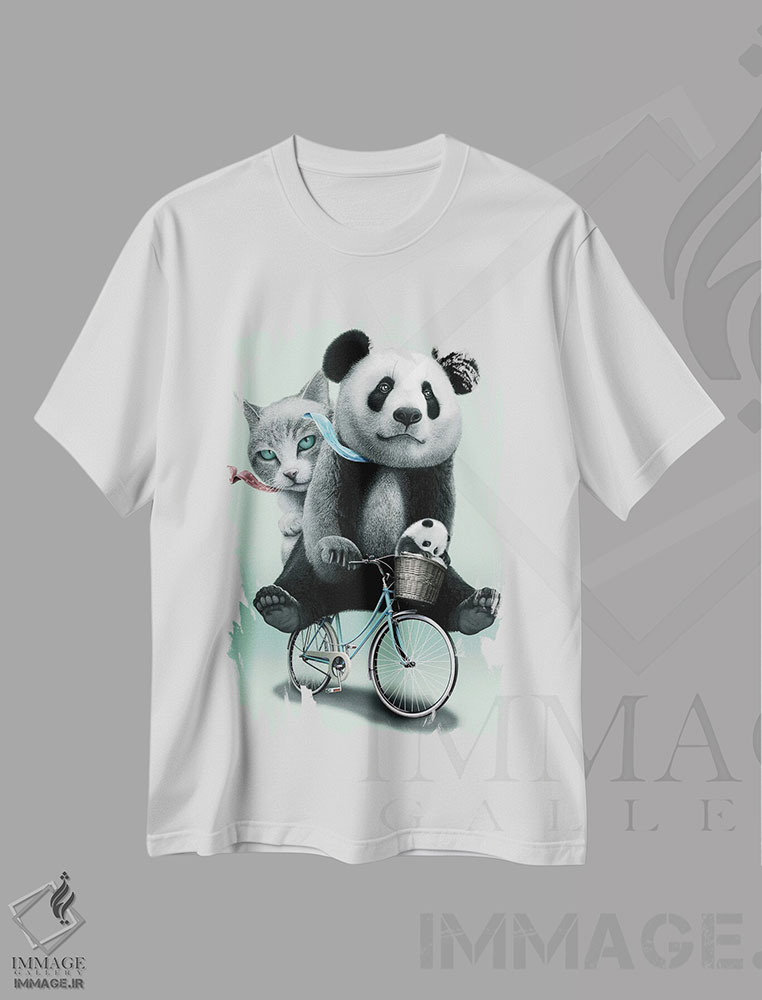 تیشرت طرح دار دوستان خوب، هنر تزئینی سیاه و سفید اثر آدام لاولس | immage.ir