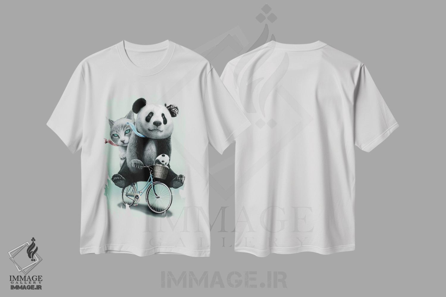 تیشرت طرح دار دوستان خوب، هنر تزئینی سیاه و سفید اثر آدام لاولس | immage.ir