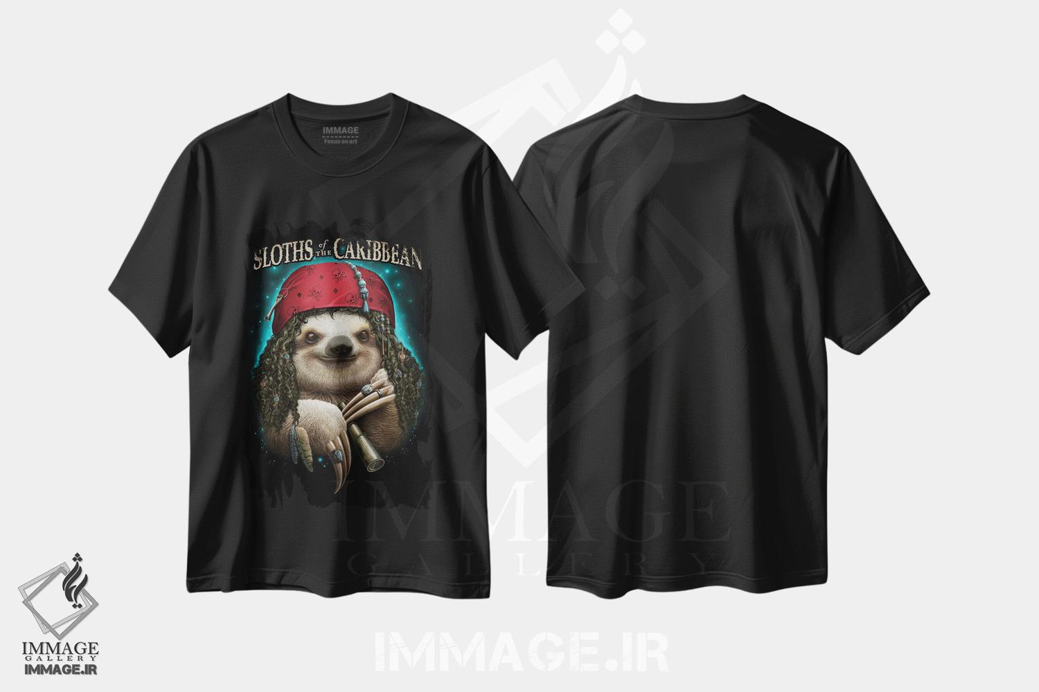 تیشرت طرح دار کُندرو دزد دریایی، تزئینی اثر آدام لاولس | فروشگاه ایماژ