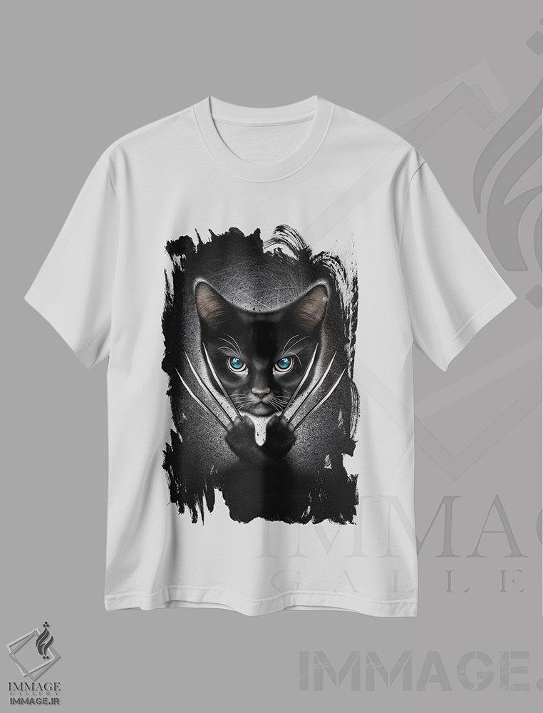 تیشرت طرح دار میو، هنر دیجیتال اثر آدام لاولس | immage.ir