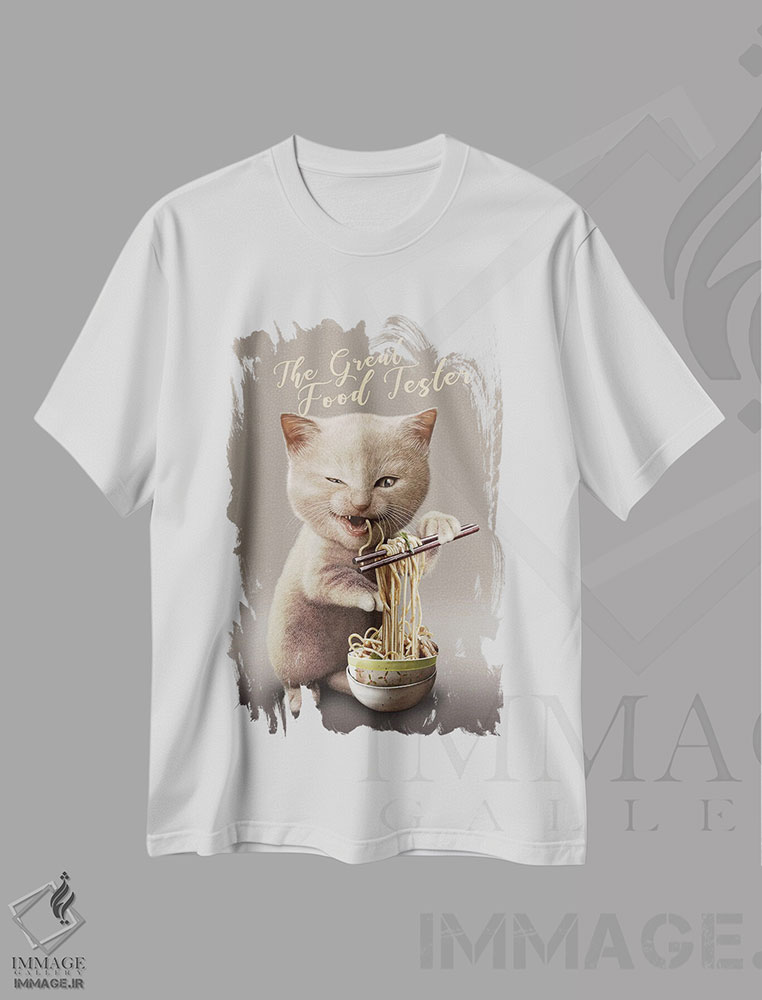 تیشرت طرح دار غذاچش حرفه ای، هنر دیجیتال اثر آدام لاولس | immage.ir
