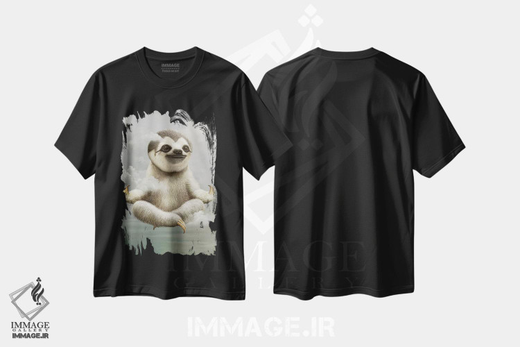 تیشرت طرح دار مراقبهٔ کُندرو، هنر دیجیتال اثر آدام لاولس | فروشگاه ایماژ