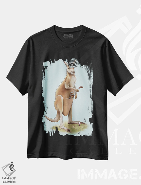 تیشرت طرح دار هدیه ای برای گلف بازان، تزئینی اثر آدام لاولس | فروشگاه ایماژ