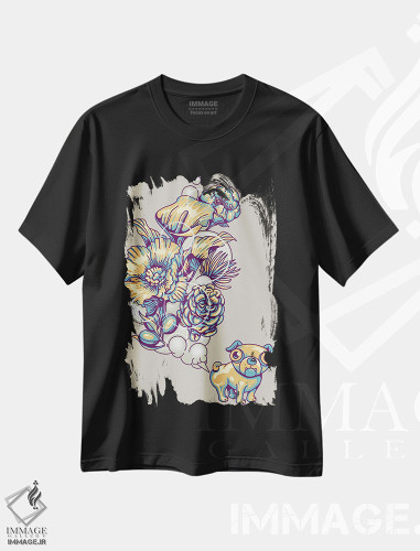 تیشرت طرح دار بوی بد، هنر دیجیتال اثر آدام لاولس | فروشگاه ایماژ