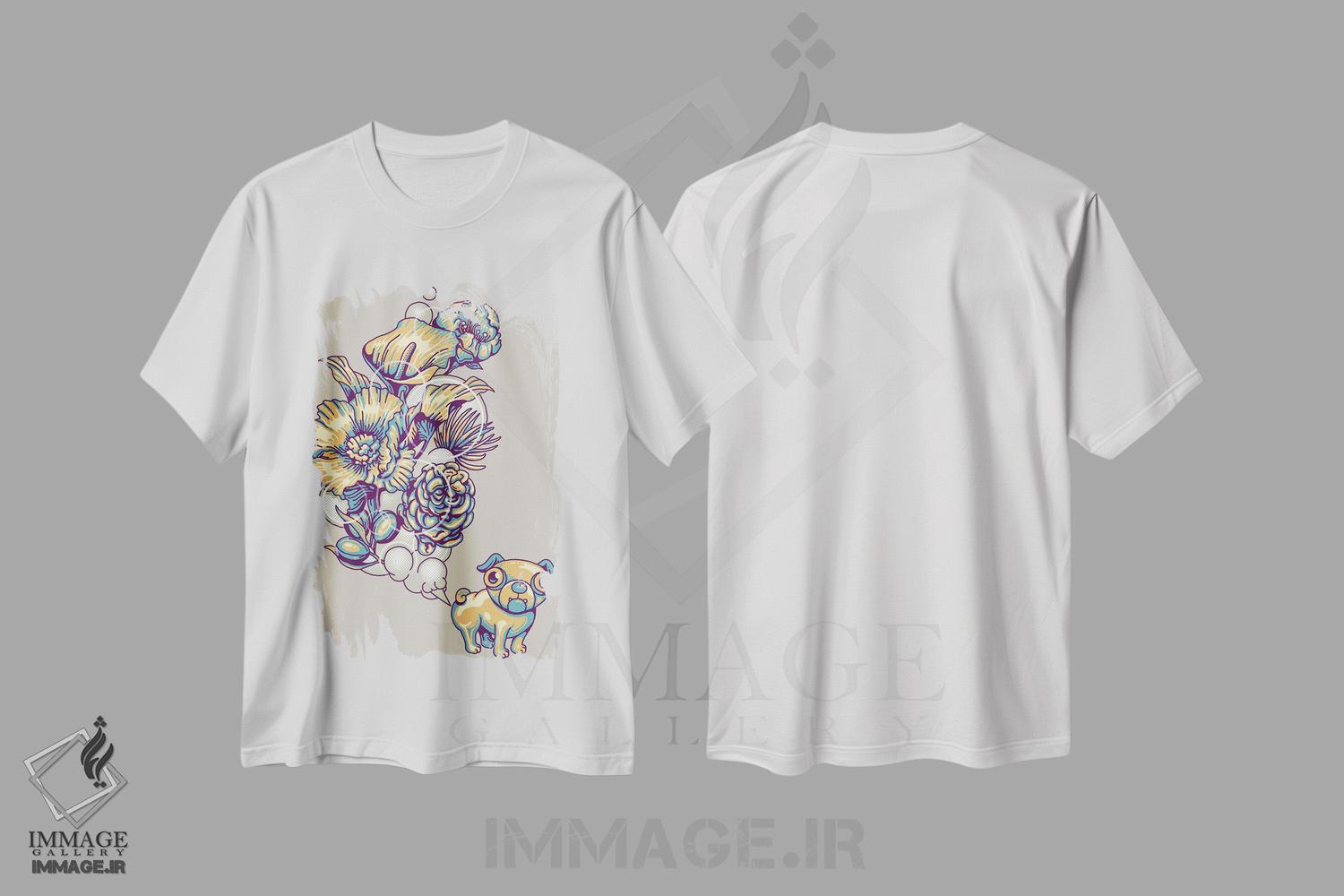 تیشرت طرح دار بوی بد، هنر دیجیتال اثر آدام لاولس | immage.ir