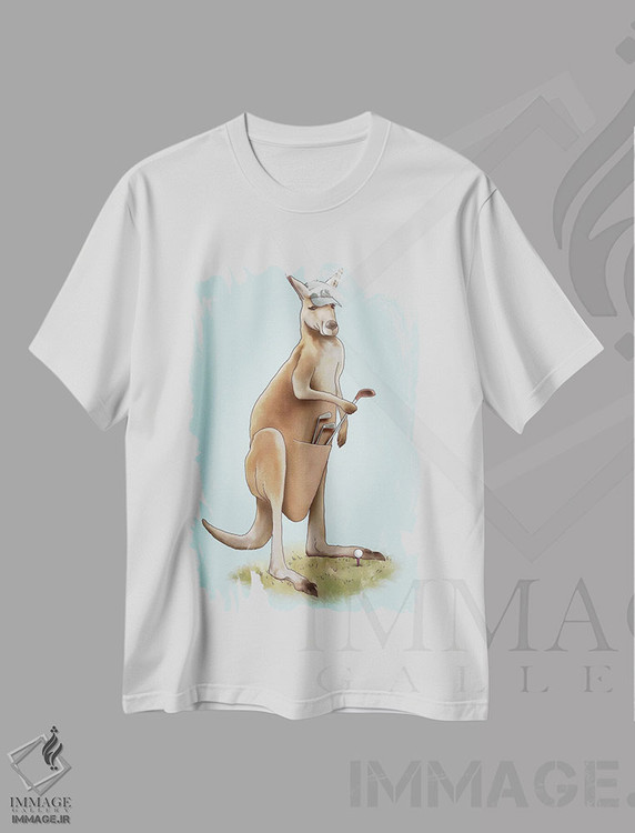 تیشرت طرح دار هدیه ای برای گلف بازان، تزئینی اثر آدام لاولس | immage.ir