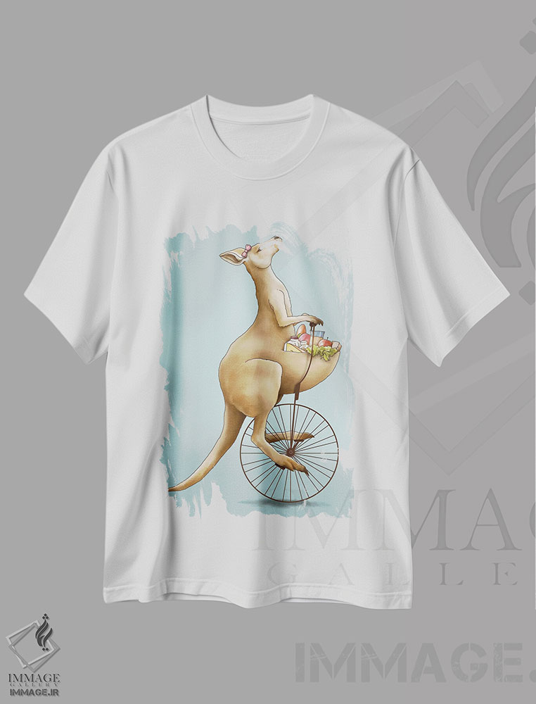 تیشرت طرح دار بدون سبد، مشکلی نیست، تزئینی اثر آدام لاولس | immage.ir