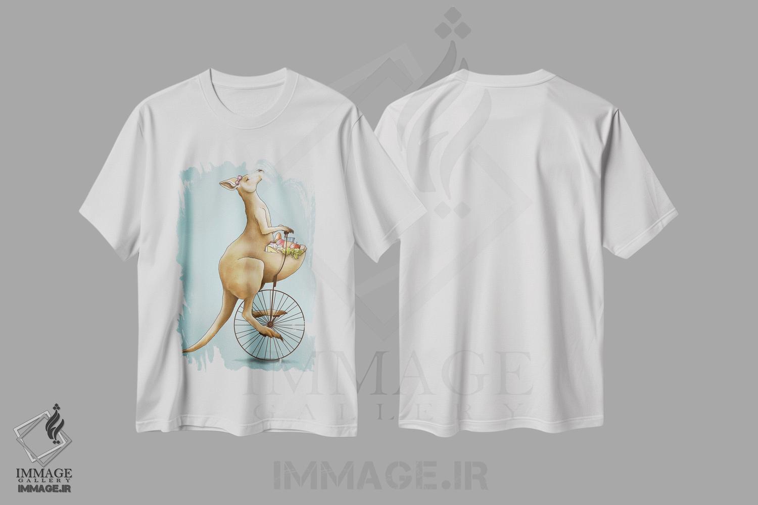 تیشرت طرح دار بدون سبد، مشکلی نیست، تزئینی اثر آدام لاولس | immage.ir