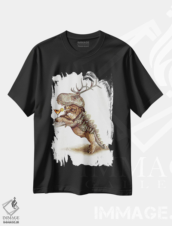 تیشرت طرح دار جشن لباس مبدل، تزئینی اثر آدام لاولس | فروشگاه ایماژ