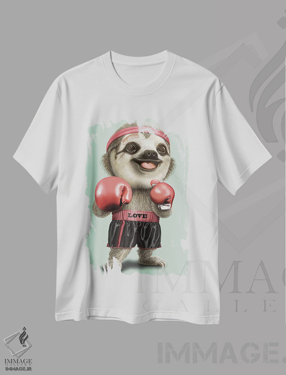 تیشرت طرح دار کُندروی بوکسور ۲۰۲۲، هنر دیجیتال اثر آدام لاولس | immage.ir