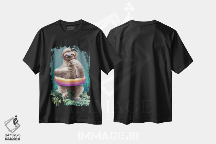 تیشرت طرح دار کُندرو با حلقه نجات، هنر دیجیتال اثر آدام لاولس | فروشگاه ایماژ